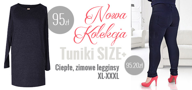 tuniki damskie duże rozmiary nowa kolekcja xl-ka